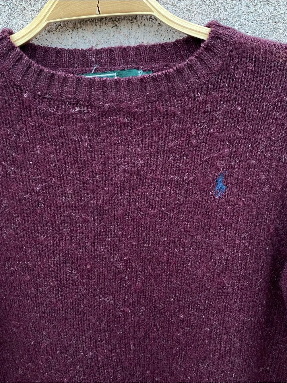 Polo Ralph Lauren wool vintage Pony Sweater Size 14 Large Boys
